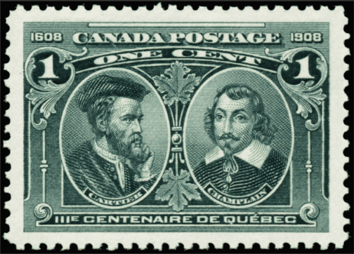 Canada #97 (1908) - Cartier & Champlain