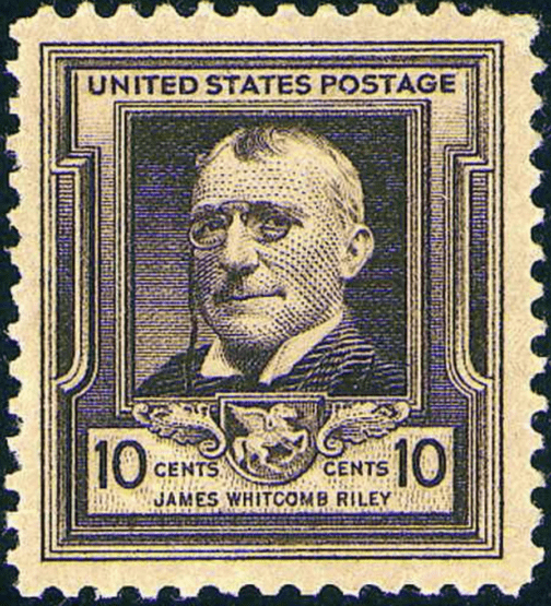 United States #868 (1941) - James Whitcomb Riley